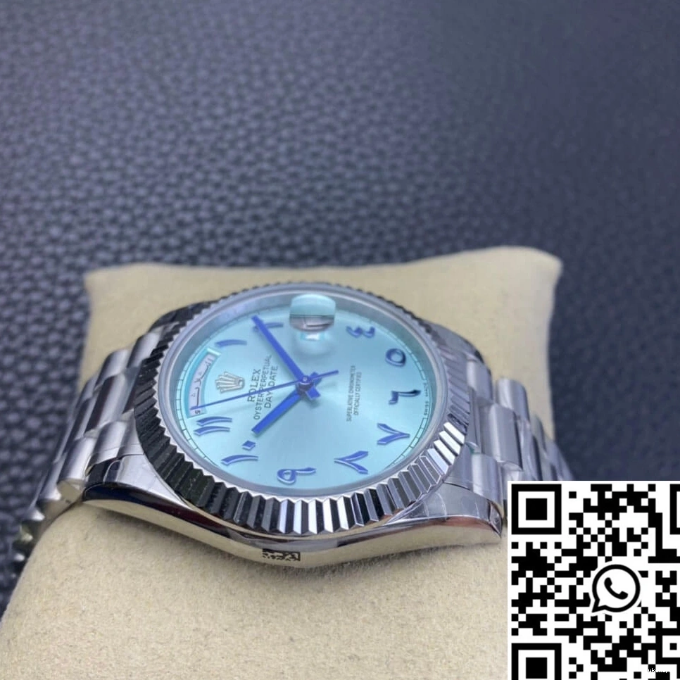 Dial Factory Ice Middle Day Date East Customization BP Blue Rolex 0310
